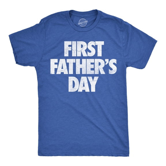 Mens Funny T Shirts First Fathers Day Sarcastic Dad Tee For Men Graphic Tees