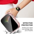 thumbnail image 6 of XIHAMA 2 Pack For Apple Watch Series 8 7 Privacy Screen Protector Case 40/41/44/45/49mm, Anti-Pry Glass Protective Film Hard PC Case Bumper for iWatch 8 7 40/41/44/45/49mm, 6 of 6