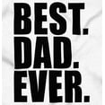 thumbnail image 2 of Cool Father's Day Best Dad Ever Men's Big & Tall Crewneck Sweatshirt Brisco Brands 3X, 2 of 5