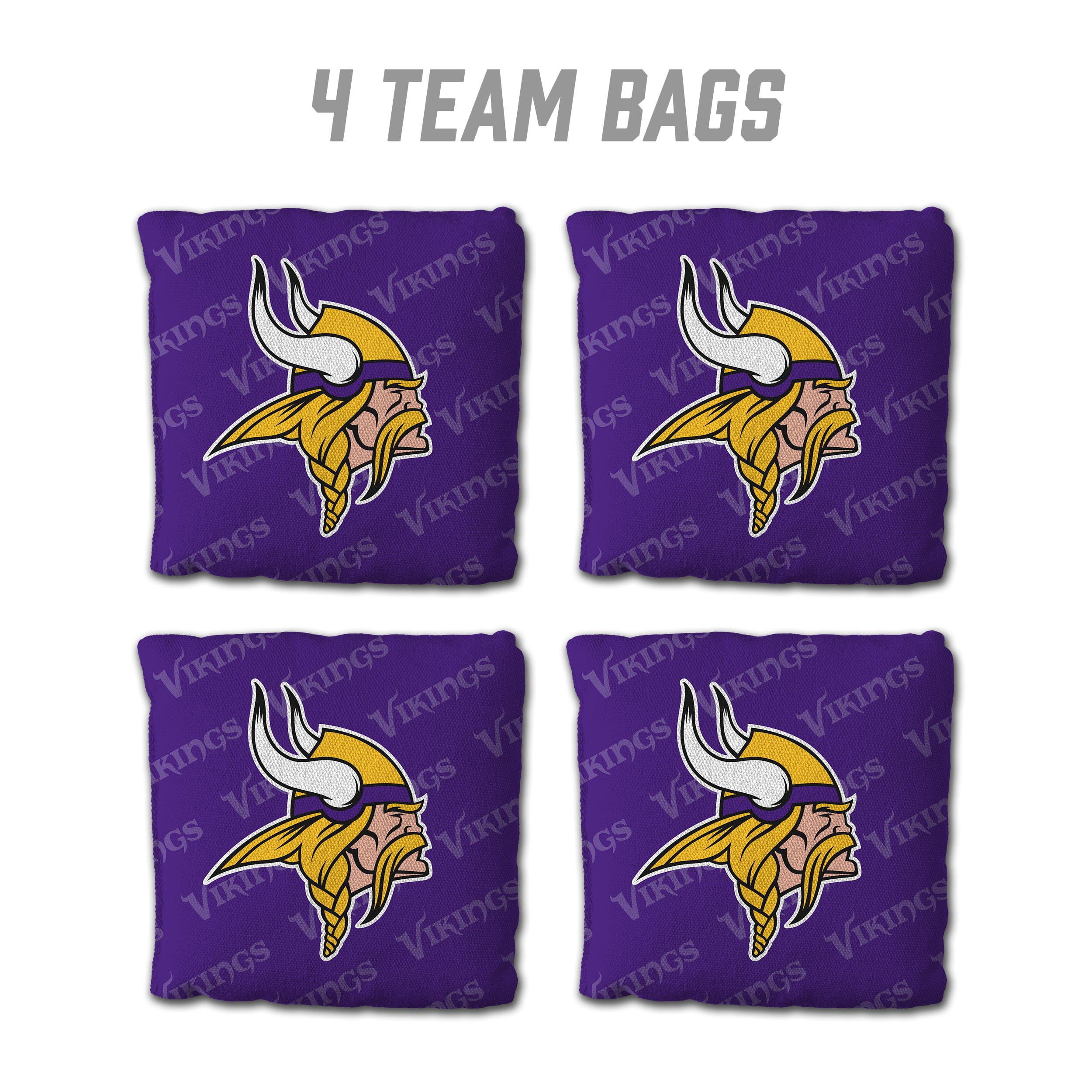 NFL Minnesota Vikings Cornhole Bags - 4PK - Purple