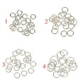 thumbnail image 4 of 40 Unidades De 3 Mm Y 6 Mm 925 s De Salto De Plata Abiertos s Divididos Para La Joyería De Bricolaje Haciendo Hallazgos Ajuste Collar Gargantillas Colgante Macarena Anillos de salto abiertos, 4 of 8