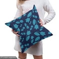 thumbnail image 4 of Tulip Fabric by the Yard Upholstery, Silhouette Style Pattern with Flowers Classic Botany Repetition, Decorative Fabric for DIY and Home Accents, 10 Yards, Deep Sky Blue Indigo by Ambesonne, 4 of 4
