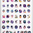 thumbnail image 4 of 35pcs-50pcs Cute Astronaut Stickers Space Stationery Stickers Planet Kids Stickers for Laptops Suitcases Phones, 4 of 9