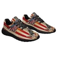 thumbnail image 6 of German Shepherd Under God American flag Shoes Sneakers Black Size 11.5, 6 of 7