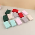 thumbnail image 6 of 6pcs Velvet Jewelry Set Gift Box Ring Necklace Bracelets Earring Gift Packaging Boxes With Sponge Inside Rectangle Red, 6 of 6