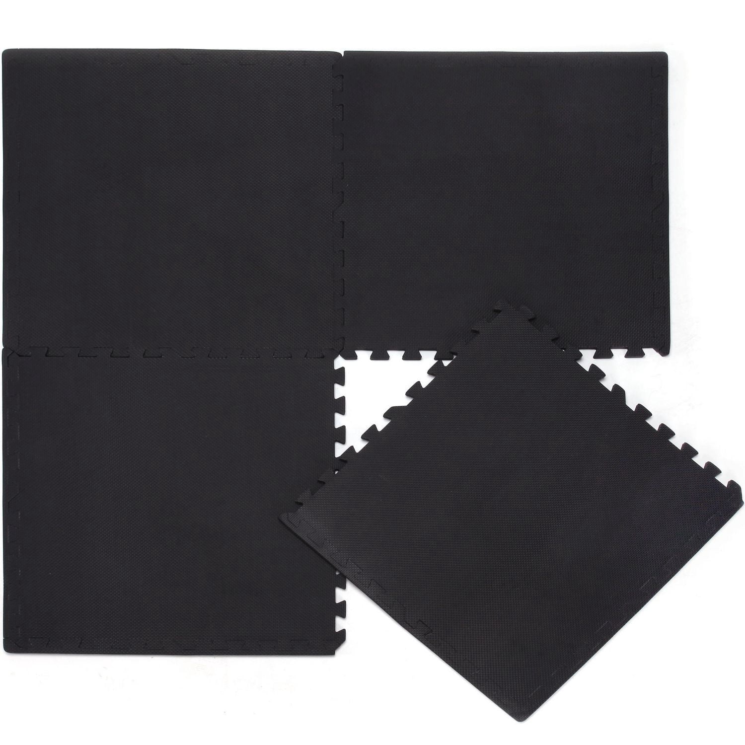 Tapis Puzzle En Mousse 16 Pièces - 30x30 Cm Chaque - Épaisseur 2,5 Cm - Pour Sol, Salle De Jeux, Yoga (blanc + Café)