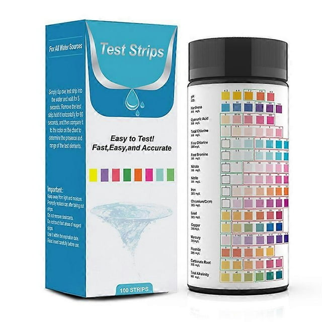 16 in 1 Drinking Water Test Professional Hardness Testing Kits,100PCS