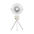 thumbnail image 3 of Ventilador de mesa de escritorio de ventilador de campamento portátil con gancho colgante ventilador eléctrico potente viento con luz para la pesca de, 3 of 8