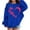 Blue, variant on Ruyang Heart Sweatshirts for Teen Girls Cute Trendy Oversized Hoodies Long Sleeve Crewneck Fall Winter Pullover Sweater