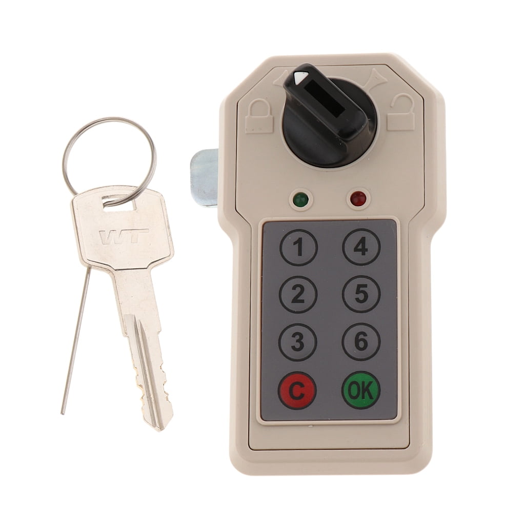 1Set Electronic Intelligent Password Keypad Number Drawer Cabinet Lock for Gym