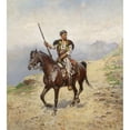 thumbnail image 3 of Tadeusz Ajdukiewicz 15x16 Black Modern Framed Museum Art Print Titled - Eastern Horseman (1911), 3 of 5