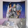 thumbnail image 3 of Tim Burton horror film Beetlejuice Sandworm Tapestry Anime Tapestry Hanging Tarot Hippie Wall Rug Dormitory Wall Hanging Slabs, 3 of 5