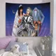 thumbnail image 3 of Tapiz de gusanos de arena de la película de terror de Tim Burton, Beetlejuice, tapiz de anime, tapiz colgante de tarot, alfombra de pared hippie, losas para colgar en la pared del dormitorio, 3 of 5