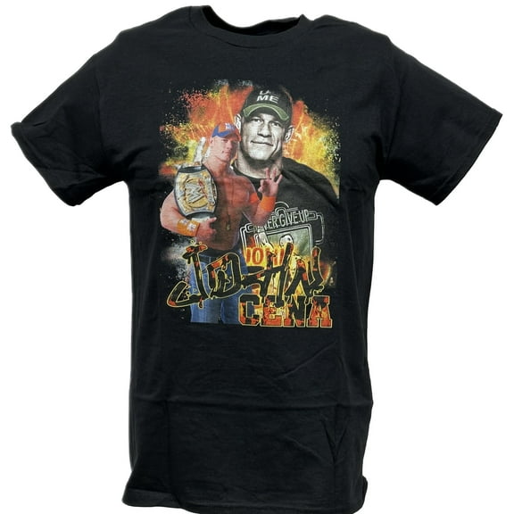 John Cena Spinner Belt Mens Black T-shirt