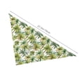 thumbnail image 3 of Naloa Green Hawaii Palms Dog Bandanas 1PC Washable Triangle Dog Scarfs Premium Durable Fabric, for Small Medium Large Dogs and Cats, 3 of 6