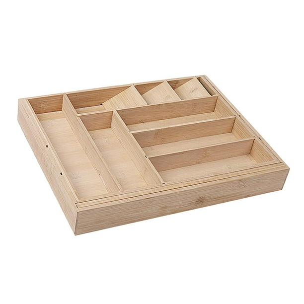 Cajón De Cubiertos Caja De Almacenamiento De Cubiertos Organizador De Cajón De Cocina Bandeja De Cubiertos