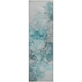 thumbnail image 2 of Addison Rugs Mayfield Washable Transitional Watercolors Teal Runner Rug, 2'3" x 7'6", 2 of 5