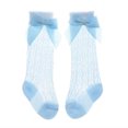 thumbnail image 2 of Caoirhny Baby Girls Long Socks, Elastic Bow Hollowed Soft Lightweight Socks for Daily Party, 2 of 7