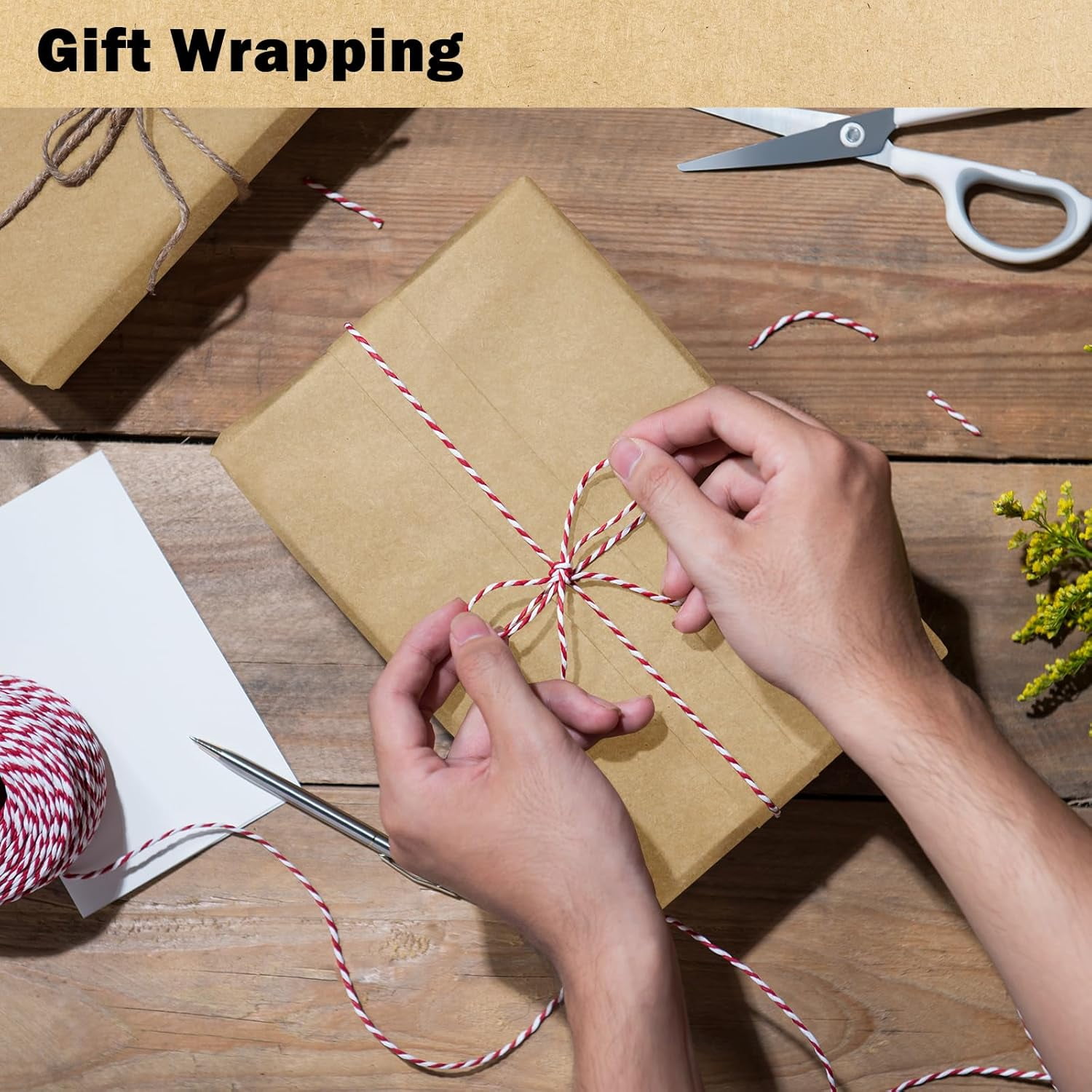 Teddy Run 2 Rolls Kraft Paper Roll 18" x 900" (75') - Heavy Duty 50 lb Brown Kraft Paper for Gift Wrapping, Packing, Shipping, Moving, Floor & Table Covering, Bulletin Board Craft Art (Brown)