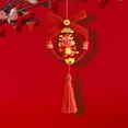 thumbnail image 3 of HILABEE 2024 Chinese New Year Hanging Decoration Charm Tassel Ornament Red Decorative Lucky Fu Character for Door Home Party Supplies B, 3 of 7
