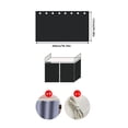 thumbnail image 2 of 2 Panels Bottom Bunk Bed Curtains Privacy Curtains Breathable Dustproof Bed Blackout Curtains Privacy Cloth Panels Underbed Loft Bed Canopy Tent Curtain Shading Drapes for Dorm, 2 of 9