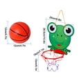 thumbnail image 2 of Estante de baloncesto para colgar en la pared, con 1 pelota de baloncesto e inflador, 2 of 3