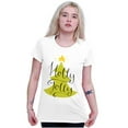 thumbnail image 3 of Holiday Christmas Tree Holly Jolly Womens Slim Fit Graphic Tee Brisco Brands M, 3 of 5
