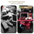 thumbnail image 2 of Organizador para asiento trasero de auto LUCMO con soporte para tablet y 6 bolsillos, 2 of 7