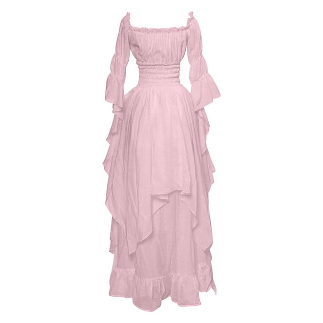 Plus Size Dress Long Sleeve Neck Dress Floor Length Cosplay Dress Plus Size Dress Plus Size Cosplay