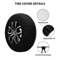 thumbnail image 2 of Fotbe Bee Funda de Llanta de Repuesto con Estampado, Engrosada, Ajuste Universal para Jeep, Remolque, RV, SUV, Camión-16 inch, 2 of 6