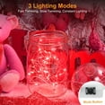 thumbnail image 4 of Cadena de luces btfarm, paquete de 30 unidades, 7 pies, 20 LED, color rojo, resistente al agua, 4 of 7