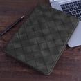 thumbnail image 6 of for Honor Pad 9/Honor Tablet 9 12.1 inch Case, Rhombus Grid Pattern Multiple Viewing Angles Stand Slim Folio Cover (Black), 6 of 7