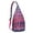 Rose-red-1, variant on Neon Sunset Palm Tree Sling Backpack – Aesthetic Tropical Beach Daypack with Vibrant Purple Orange Sunset, Lightweight & Boho Travel Crossbody Bag for Summer Adventures