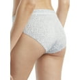 thumbnail image 2 of Women's Bali DFMMBK One Smooth U Modern Microfiber Bikini Panty (Leo Print/SterlingGrey 8), 2 of 2