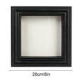 thumbnail image 3 of Feledorashia Shadow Box Frame, Specimen Display Frame, Deep Hollow Display for Dried Flowers Keepsakes Photos and Crafts, MDF Frame with Clear Glass Window Back Support and Layered Border, 3 of 6