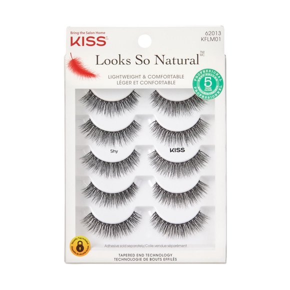 Kiss - Looks So Natural - Multipack Shy - 5 Pairs