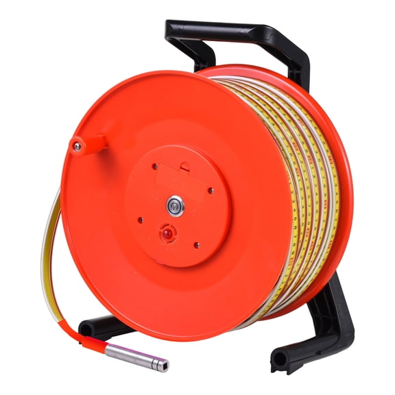 98ft/30m Well Water Depth Gauge, Water Levels Meter Depth Gauge with Stainless Steel Probe, Well Waters Level Indicator Waters Levels Measurement for Boreholes, Tanks and Water-Pipes