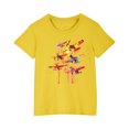 thumbnail image 1 of RXIRUCGD 2025 Vêtements d'Été pour Enfants T-shirt Imprimé Mode Mignon Col Rond Manches Courtes, 1 of 5