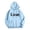Sky Blue——Ideal for Halloween, variant on Oiangi Fall Hoodie for Women Love Graphic Long Sleeve Drawstring Sweatshirt Fall Winter Cozy Pullover Hooded with Pockets White 2XL