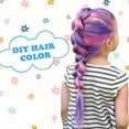 thumbnail image 2 of New Hair Chalk Comb for Girls Kids, Washable Temporary Hair Color Dye for Kids Age 5 6 7 8 9 10+ Birthday Party Gift Cosplay DIY, Children's Days (Pink, Purple), 2 of 8