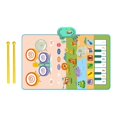 thumbnail image 3 of Tambor de Piano, alfombra de juego para bebés, juguete musical infantil, juguete sensorial, tacto Animal con 6 teclas, tapete de Piano, juguete Musica Verde, 3 of 8