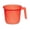Red, variant on Premium BPA Free Plastic Mugs for Bathroom, Bath Mug, Stripes Design Bathing Mugs Dabba Camping Mug, 50 Ounce Capacity (Blue, 3)