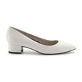 thumbnail image 5 of Walking Cradles Heidi Women Dress Pump In White Leather, 5 of 6