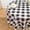V01-27 White and Black, variant on Checkered Tablecloth 70 Inch Round Table Cloth - Polyester Black and White Buffalo Plaid Gingham Table Cover Reusable Water Resistant for Thanksgiving Christmas Holiday Party Picnic Décor