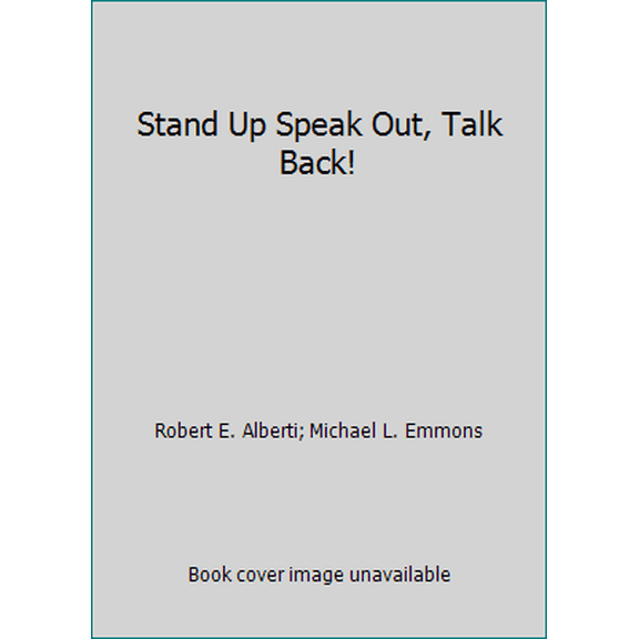 Pre-Owned Stand Up Speak Out, Talk Back! (Paperback) 0671806416 9780671806415