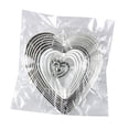 thumbnail image 4 of oshhni High Brightness Bird Deterrent Modern Heart Shaped for Lawn Farmland Balcony Silvery, 4 of 9