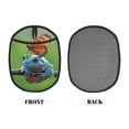 thumbnail image 2 of Pofeuu Butterfly Landing On Head Dumpy Frog Print Silicone Pot Mat Mitten With Hanging Loop Heat Resistant Oven Mitts Non-Slip Bbq Baking Smoking Potholders, 2 of 7