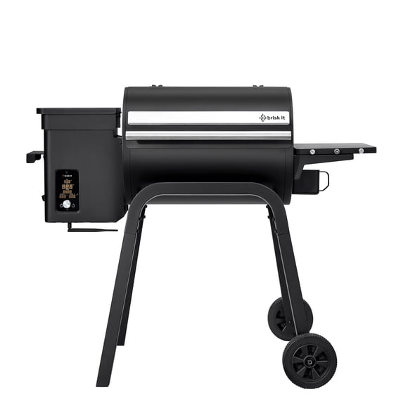 Brisk It Zelos 450 8-in-1 Wood Pellet BBQ Grill and Smoker with Smart A.I. Wifi and Temperature Control
