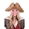 thumbnail image 5 of Suede Women's Pirate Hat, 5 of 5