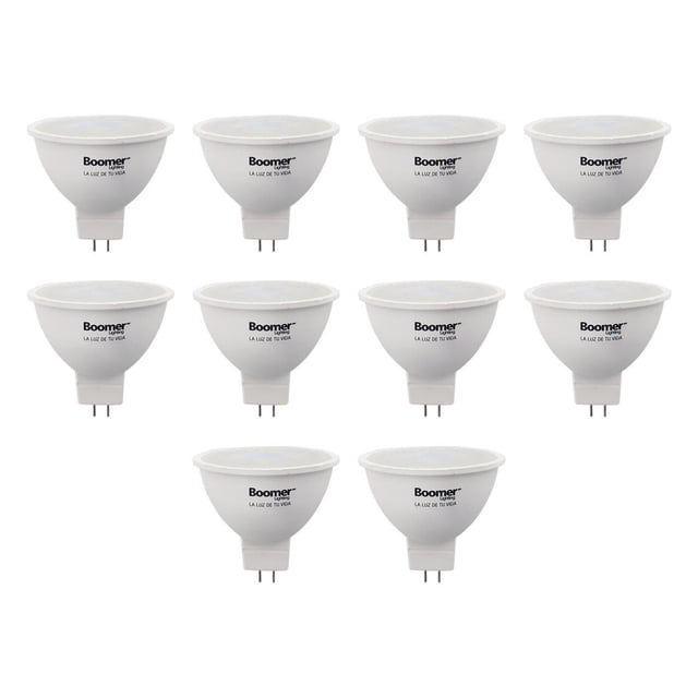 Foco Led 5W Luz Dia 6500 K 10 Piezas blanco 6500k